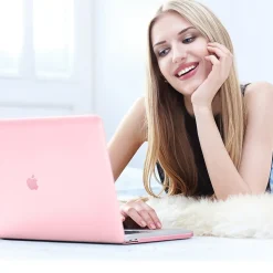 Techprotectus Laptop Case with Keyboard Cover and Screen Protector, Rose Quartz, Plastic (TP-RQ-K-MP13M1)