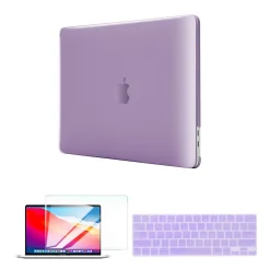 Techprotectus Laptop Case with Keyboard Cover and Screen Protector, Light Purple, Plastic (TP-LP-K-MP13M1)