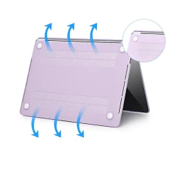 Techprotectus Laptop Case with Keyboard Cover and Screen Protector, Light Purple, Plastic (TP-LP-K-MP13M1)