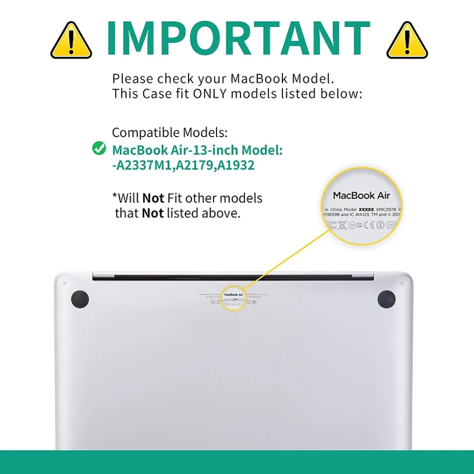 Techprotectus Rugged Laptop Case, Clear, Plastic (TP-RCL-MA13MA)