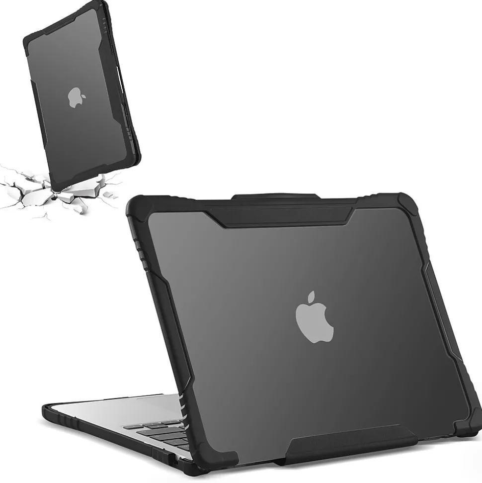 Techprotectus Rugged Laptop Sleeve with Keyboard Cover for Apple 13.6 Macbook Air 2022 M2, Black (TP-RBK-MA13M2)