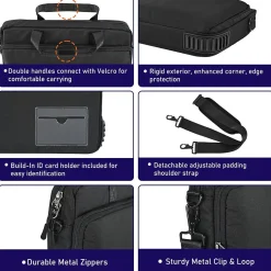 TechProtectus Shockproof Laptop Briefcase for 11-13