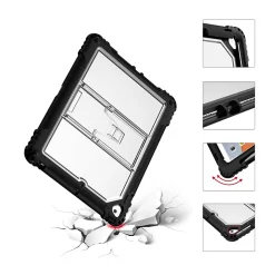 Techprotectus Ultra Light Rugged Laptop Case, Black, Plastic (TP-BK-IP10.2C)