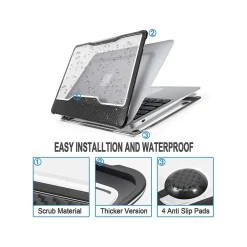 Techprotectus Ultra Light Laptop Case, Black, Plastic (TP-HCL-MP13M1)