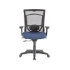Tempur-Pedic TP7000 Mesh Back Fabric Task Chair, Black and Cobalt (TP7000-COBALT)
