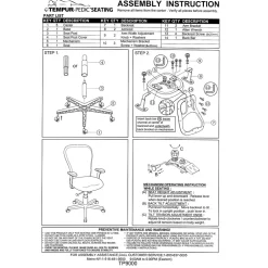 Tempur-Pedic TP9000 Mesh Task Chair, Navy Blue (TP9000-NAVY)