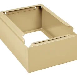 Tennsco Closed Locker Base, Sand, 6"H x 12"W x 15"D