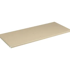 Tennsco Extra Shelf for 24" Deep Storage Cabinet, Supports 400 lb., Putty, 3/4"H x 36"W x 24"D