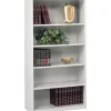 Tennsco 66"H 5-Shelf Welded Bookcase, Light Grey (TNN-B66LGY)