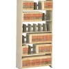 Tennsco Imperial Open Starter Shelving Unit, Supports 400 lb., Sand, 76"H x 36"W x 15"D