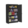 Tennsco Jumbo 78" Steel Storage Cabinet with 4 Shelves, Black (J2478SU-BLK)