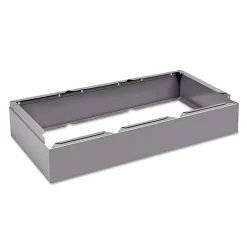 Tennsco Optional Locker Base, 36" x 6", Medium Gray (CLB3618MG)
