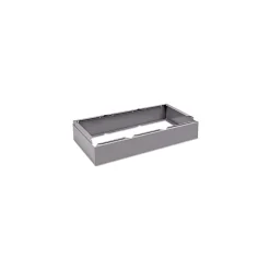 Tennsco Optional Locker Base, 36" x 6", Medium Gray (CLB3618MG)