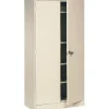 Tennsco® Standard Steel Storage Cabinet, Non-Assembled, 72Hx36Wx18D", Putty