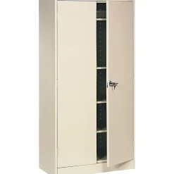 Tennsco® Standard Steel Storage Cabinet, Non-Assembled, 72Hx36Wx18D", Putty