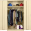 Tennsco Standard Wardrobe Cabinet, 1-Shelf and Coat Rod, Putty, 72"H x 36"W x 24"D