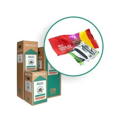 TerraCycle Cardboard Candy & Snack Wrappers Recycling Box, 21 Gallon, White and Green (224)