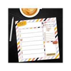 TF Publishing Super Stripe Memo Desk Pad, 7.75