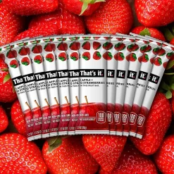 THAT'S IT Gluten Free Apple & Strawberry Nutrition Bar, 1.2 oz., 12 Bars/Box (307-00238)