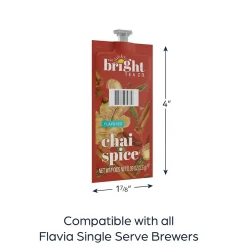The Bright Tea Co. Chai Spice Tea, Flavia Freshpack, 100/Carton (MDRB501)