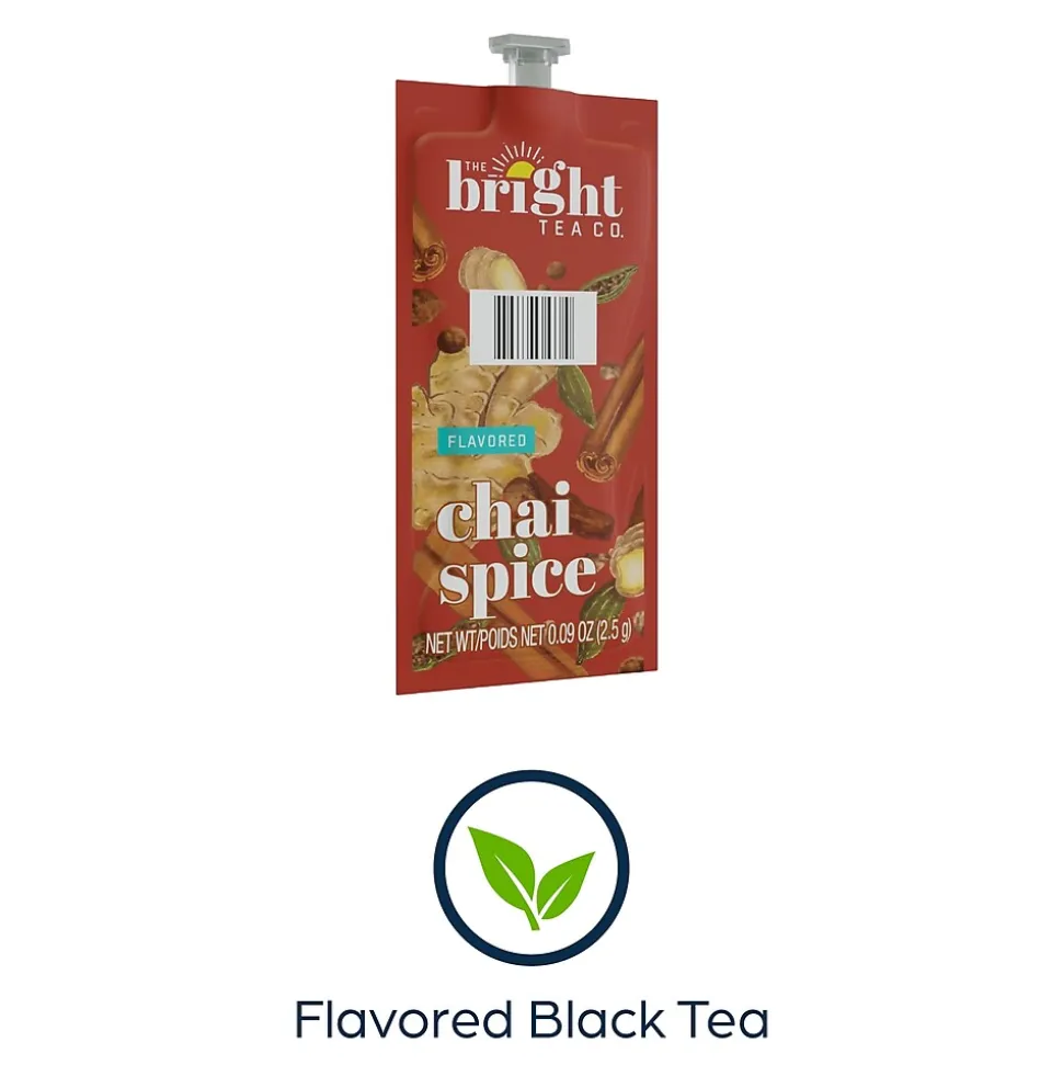 The Bright Tea Co. Chai Spice Tea, Flavia Freshpack, 100/Carton (MDRB501)