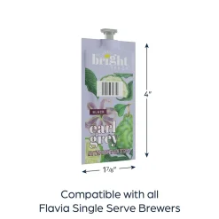 THE BRIGHT TEA CO. Earl Grey Tea FLAVIA Freshpacks, 100/Carton (B506)