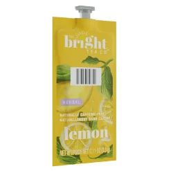 THE BRIGHT TEA CO. Lemon Herbal Tea FLAVIA Freshpacks, 100/Carton (B502)