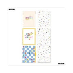 The Happy Planner Happy Brights Notebook, 8.5