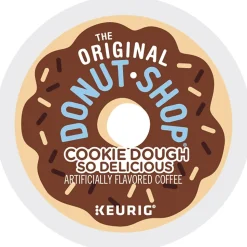 The Original Donut Shop Cookie Dough So Delicious Coffee Keurig® K-Cup® Pods, Light Roast, 24/Box (5000666665)