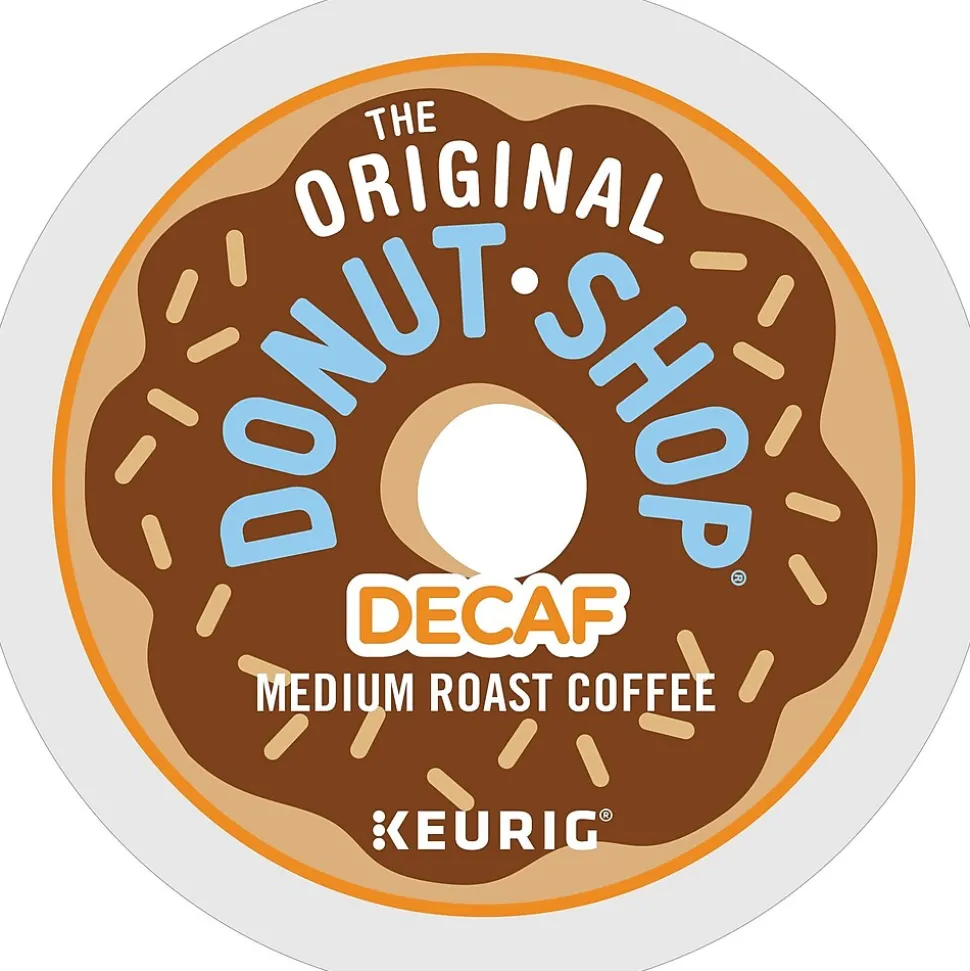 The Original Donut Shop Decaf Coffee Keurig® K-Cup® Pods, Medium Roast, 48/Box (16019-2)