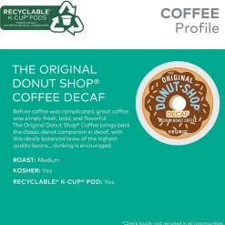The Original Donut Shop Decaf Coffee Keurig® K-Cup® Pods, Medium Roast, 48/Box (16019-2)