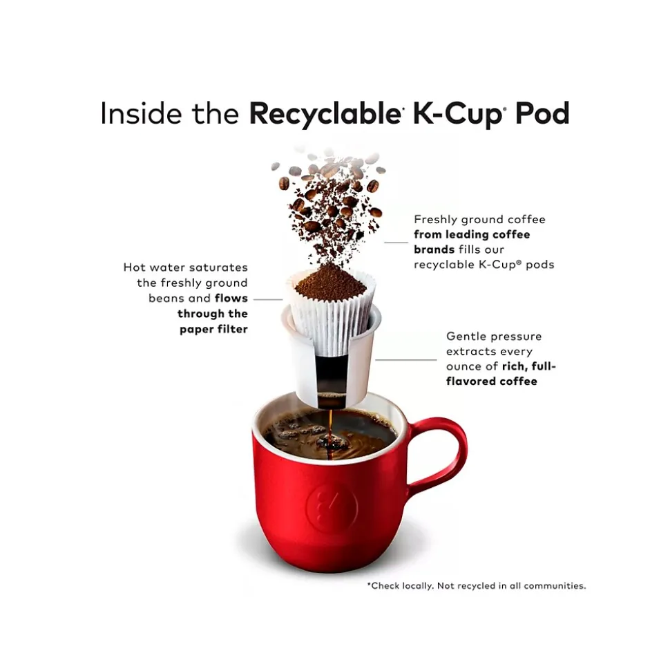 The Original Donut Shop DARK Coffee Keurig® K-Cup® Pods, Dark Roast, 48/Box (5000355634)