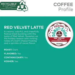 The Original Donut Shop One-Step Red Velvet Latte Coffee, Keurig® K-Cup® Pod, Dark Roast, 20/Box (5000362053)