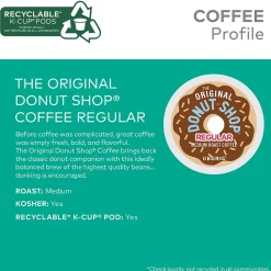 The Original Donut Shop Regular Coffee Keurig® K-Cup® Pods, Medium Roast, 70/Box (371114)