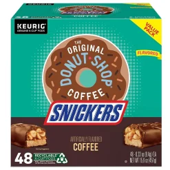 The Original Donut Shop Snickers Coffee Keurig® K-Cup® Pods, Light Roast, 48/Box (5000373541)