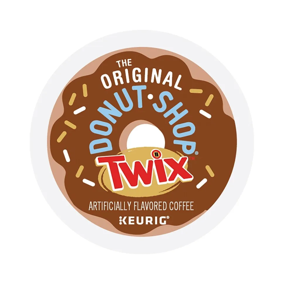 The Original Donut Shop Twix Coffee Keurig K-Cup Pods, Light Roast, 96/Box (5000368824CT)