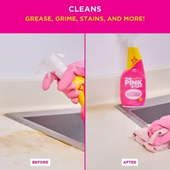 The Pink Stuff Miracle Multipurpose Cleaner & Degreaser Spray, 25.4 Fl Oz. (82382)