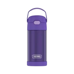 Thermos FUNtainer Pokemon/Kitties/Purple Stainless Steel Vacuum-Insulated Water Bottle, Assorted Colors, 12 oz. (F4104AST6)