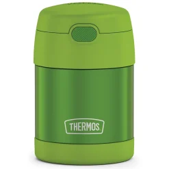 Thermos FUNtainer Stainless Steel Vacuum-Insulated Food Jar, 10-Oz., Lime (F3100LM6)