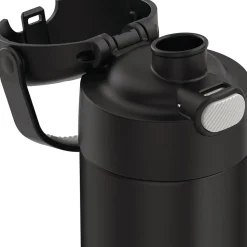 Thermos FUNtainer Stainless Steel Vacuum Insulated Water Bottle, 16 oz., Black (THRF41101DB6)