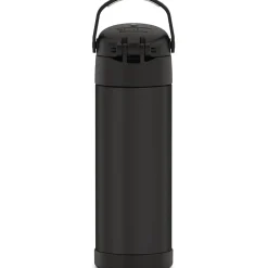 Thermos FUNtainer Stainless Steel Vacuum Insulated Water Bottle, 16 oz., Black (THRF41101DB6)