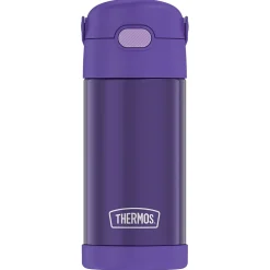Thermos FUNtainer Stainless Steel Vacuum Insulated Water Bottle, 12 oz., Purple (THRF4100PU6)
