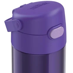 Thermos FUNtainer Stainless Steel Vacuum Insulated Water Bottle, 12 oz., Purple (THRF4100PU6)