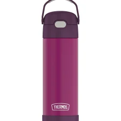Thermos FUNtainer Stainless Steel Vacuum Insulated Water Bottle, 16 oz., Red Violet (THRF41101RV6)