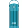 Thermos FUNtainer Stainless Steel Vacuum Insulated Water Bottle, 12 oz., Teal (THRF4100TL6)
