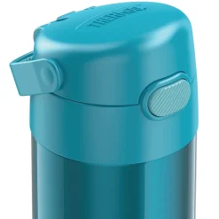 Thermos FUNtainer Stainless Steel Vacuum Insulated Water Bottle, 12 oz., Teal (THRF4100TL6)