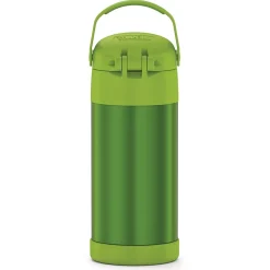 Thermos FUNtainer Stainless Steel Vacuum Insulated Water Bottle, 12 oz., Lime (THRF4100LM6)
