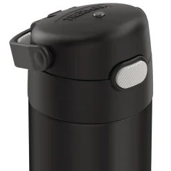 Thermos FUNtainer Stainless Steel Vacuum Insulated Water Bottle, 16 oz., Black Matte (THRF41101BK6)