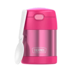 Thermos FUNtainer Stainless Steel Food Jar, 10 Oz., Assorted Colors (F3103NLA6ST)