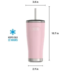 Thermos Icon Stainless Steel Vacuum Insulated, 24 oz., Sunset Pink, (THRIS1112SP4)